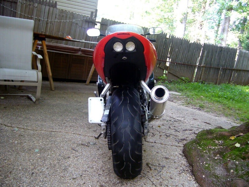 Curved License Plate Relocation Holder Bracket for HONDA CBR 600, 900, 1000 New