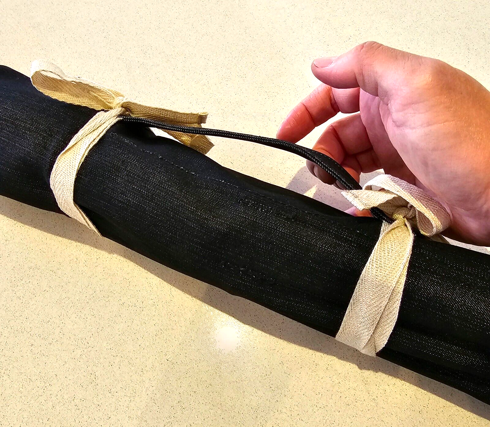 Handmade CHEF KNIVES WRAP BAG 9 Pockets - WASHABLE, LIGHTWEIGHT, DURABLE