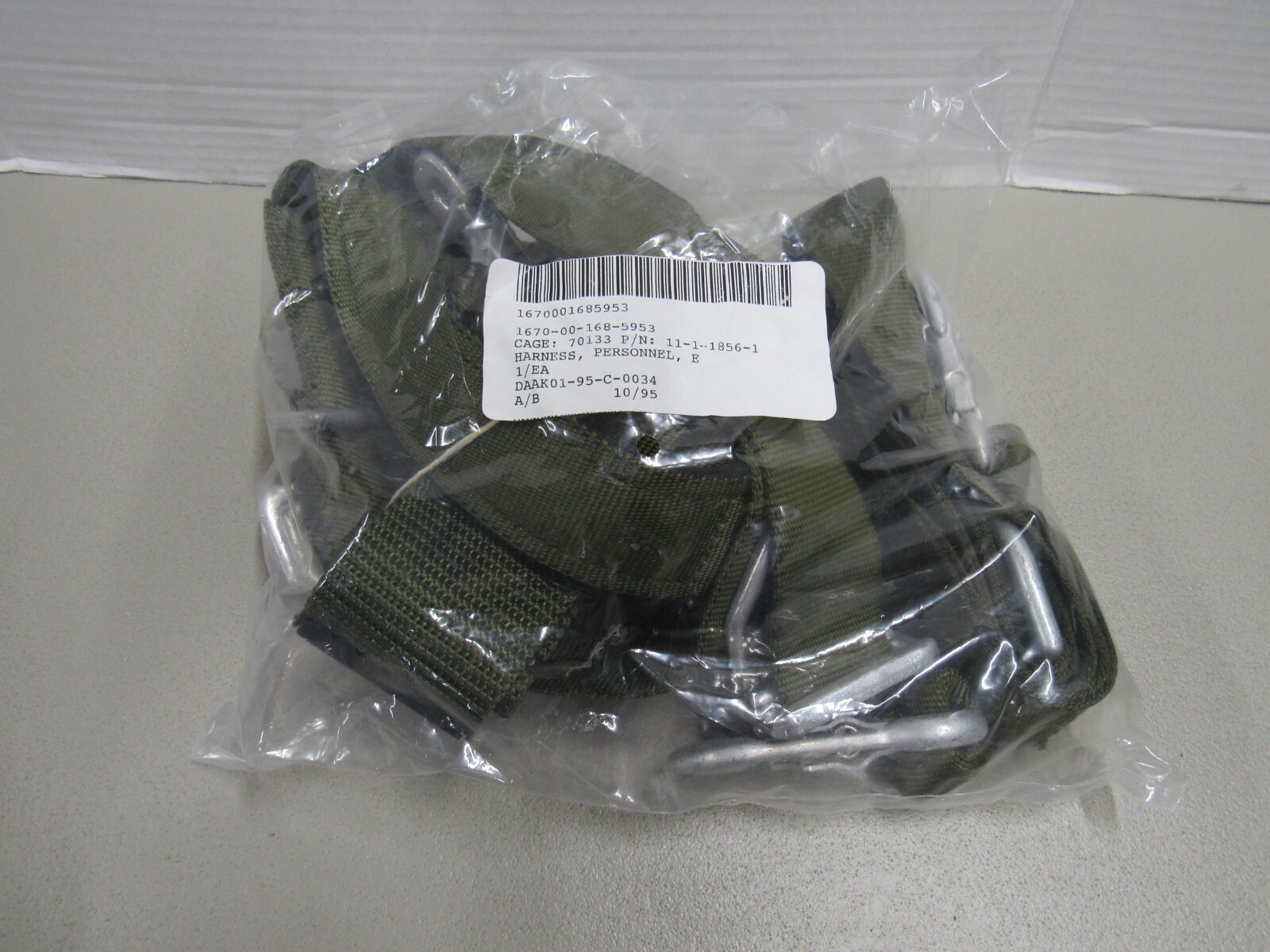 US Stabo Rig Extraction Harness LRRP Special Forces Vietnam Type Sz Small NOS