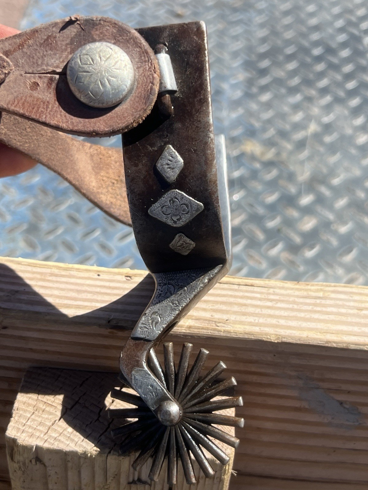 One Of A Kind, Crockett Spurs, Early Old School Cowboy