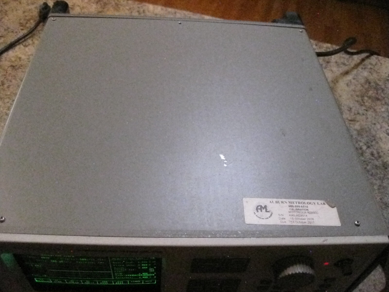 Motorola R2600C 400 Khz to 1GHz Service Monitor Test Set (Lot#MP899)