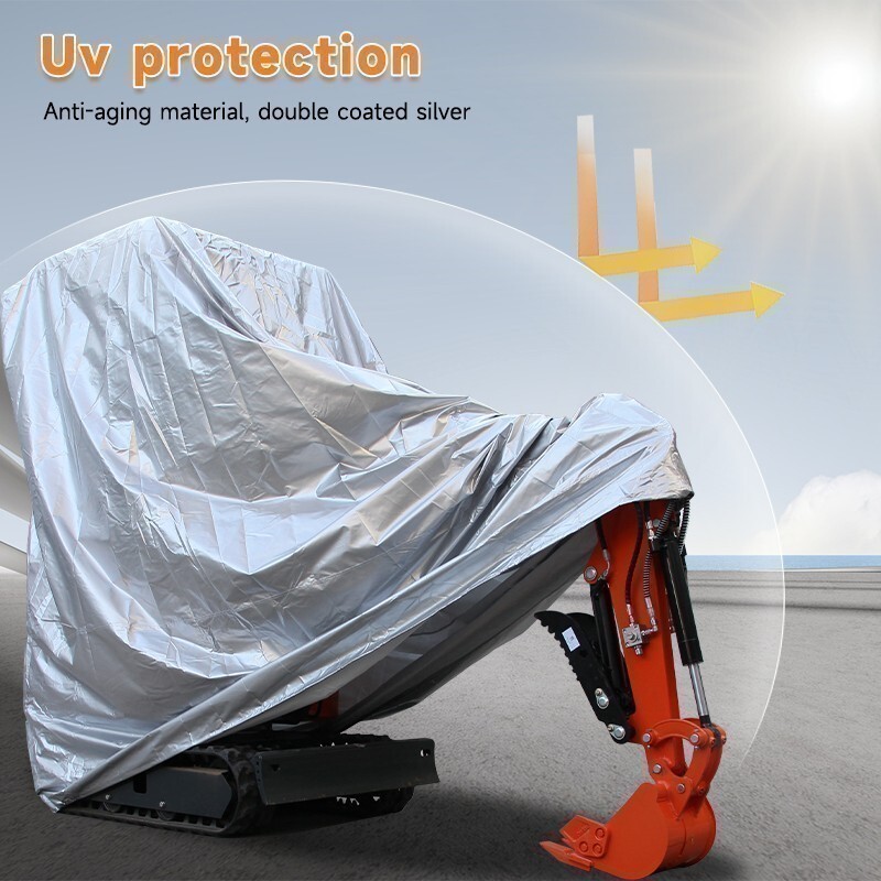 Full Cover For Mini Excavators Outdoor Waterproof UV Snow Dust Rain Resistant */