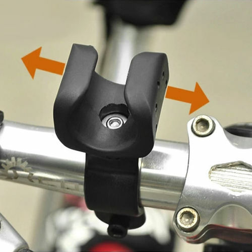 Bike Handlebar Flashlight Mount Bicycle Front Torch Clip LED Headlight Holder