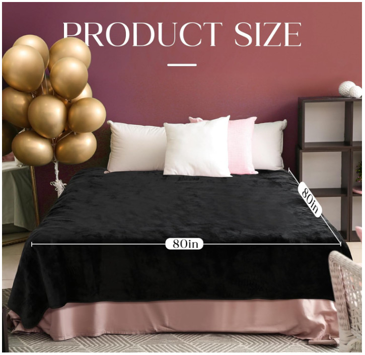 Love Blank Waterproof Bed Blanket Waterproof Blanket for Bed Splash 3 Layer Ligh