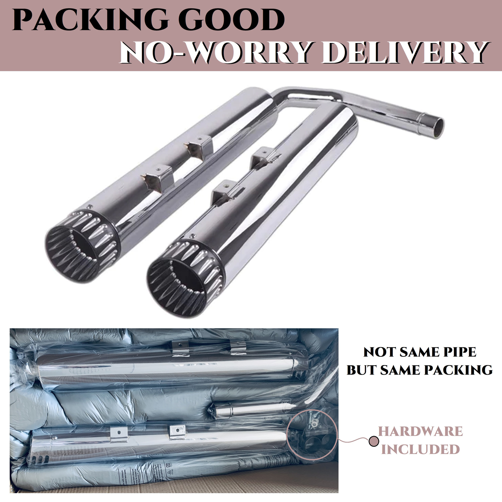 SHARKROAD Exhaust for Kawasaki Vulcan s Exhaust Updating, Vulcan Vaquero 1700