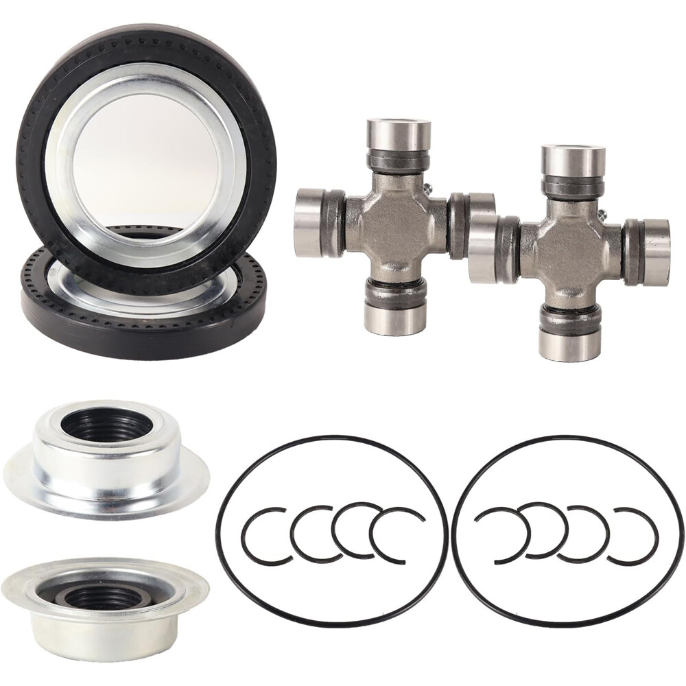 Front Axle Seal & Greaseable U Joint Kit for 05-14 Ford Ford F250/350 Super Duty