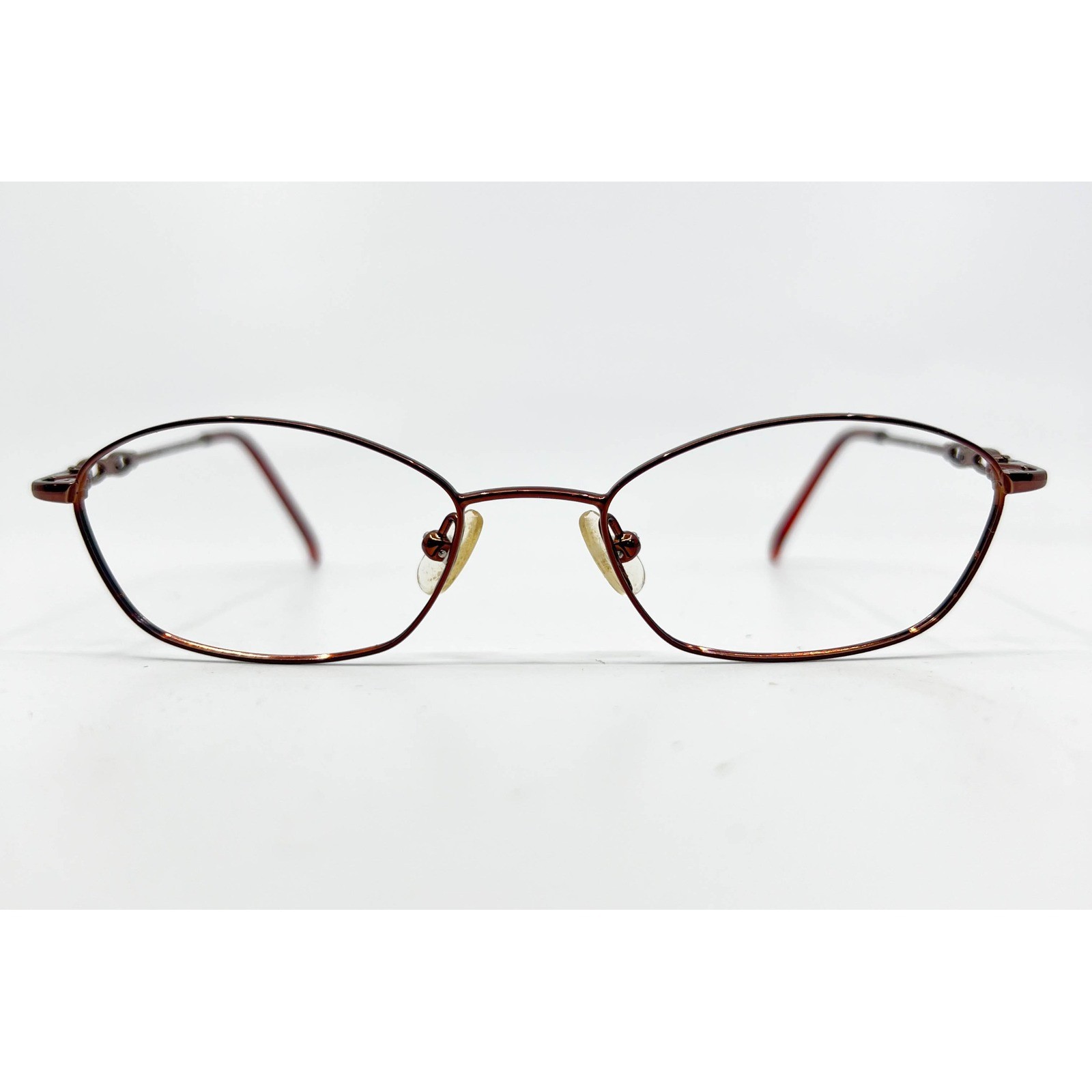 Disney Eyeglasses Kids Brown Oval Metal Frame 46-17-130