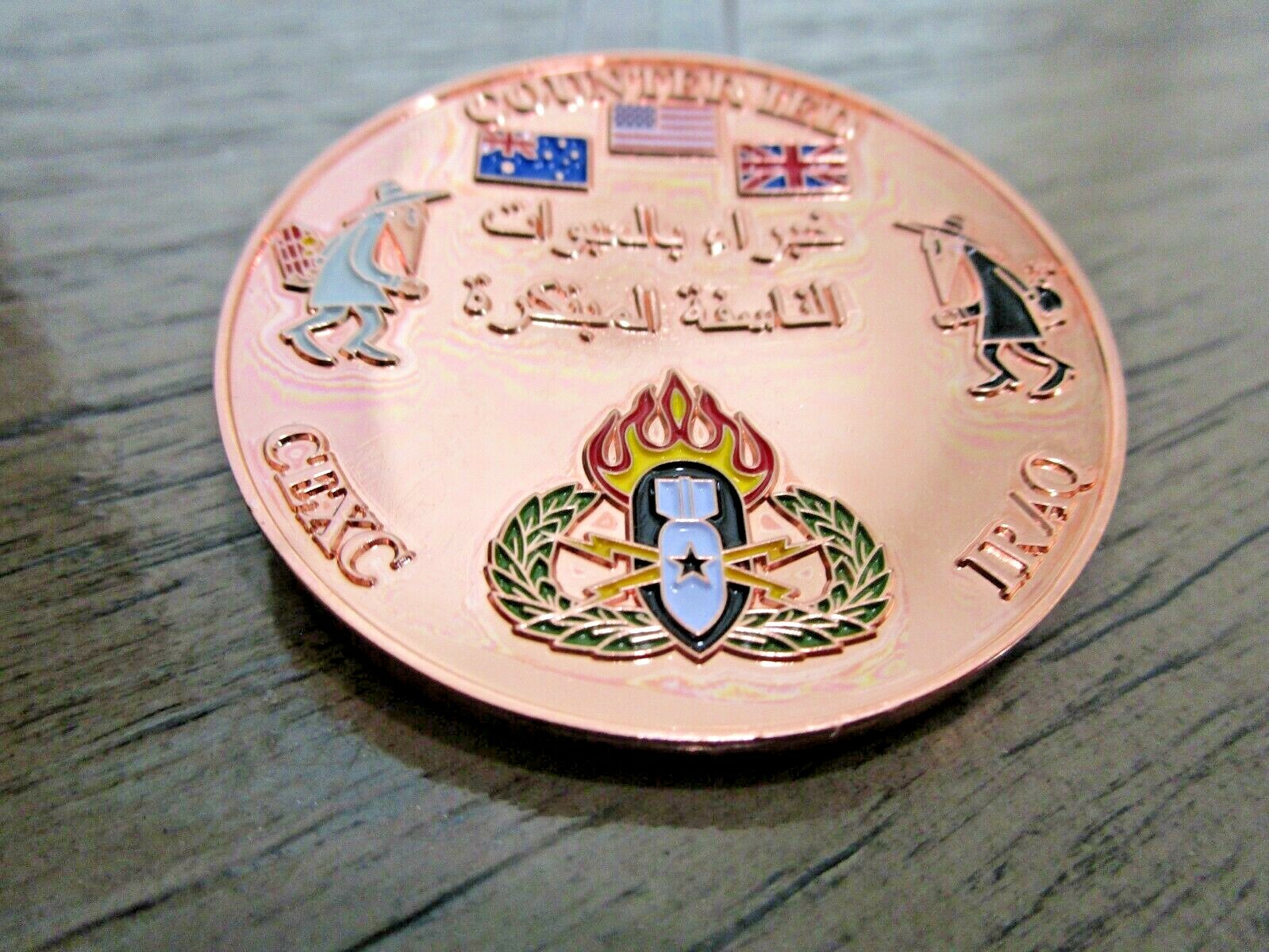 CEXC Counter IED EOD Task Force Combine Explosive Cell Spy vs Spy Challenge Coin