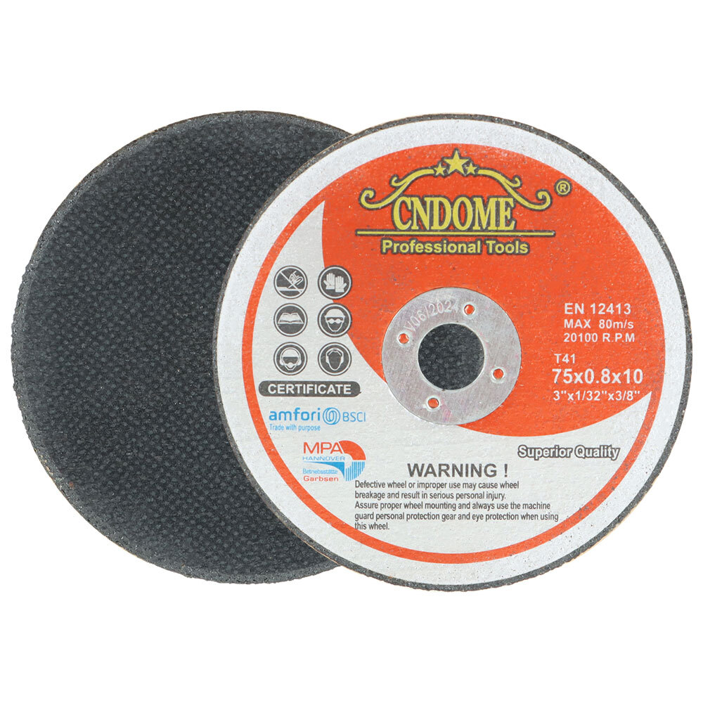 25 Pack 3" x 1/32" x 3/8" Metal & Stainless Steel Cut Off Wheels For Grind Wheel