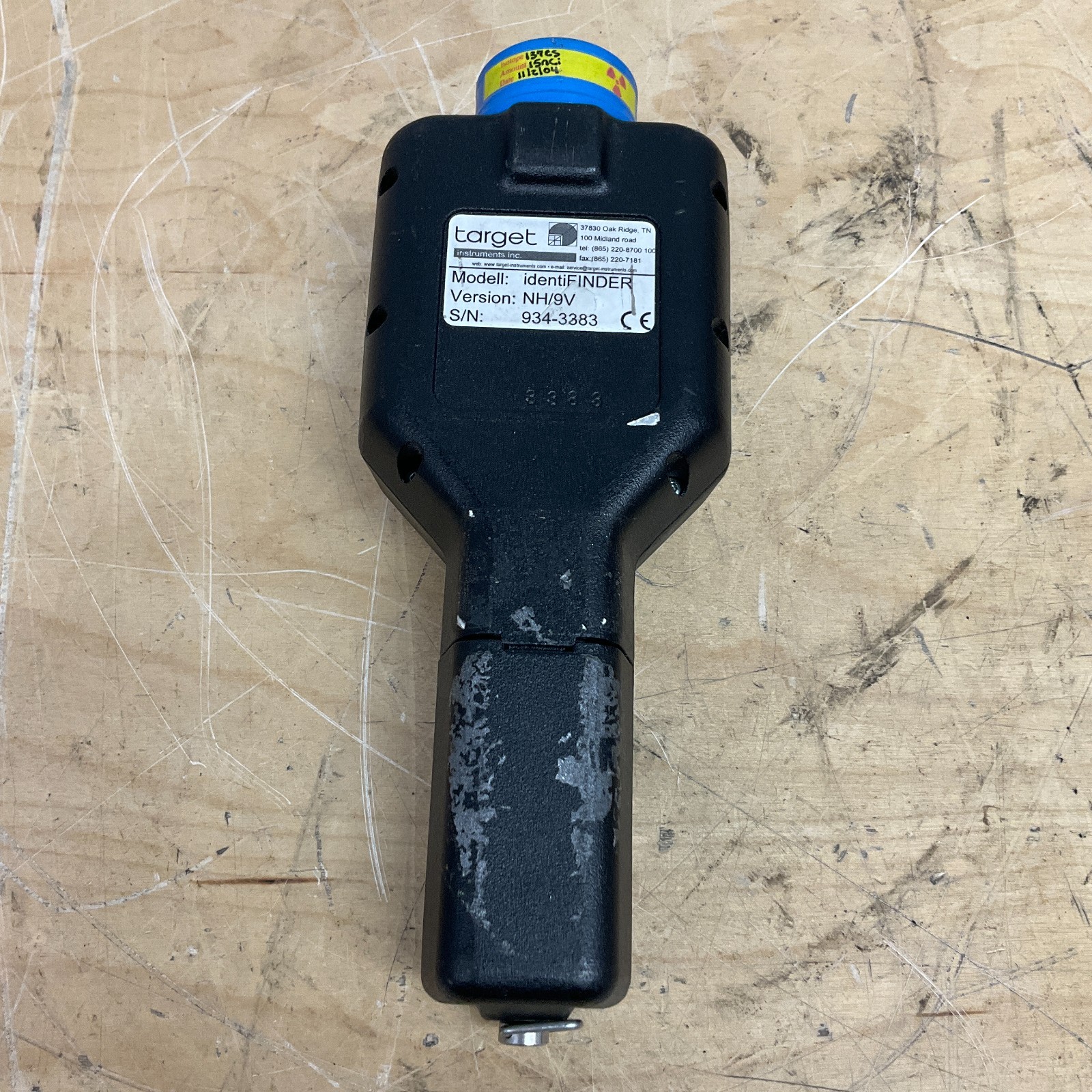 Thermo Electron identiFINDER Version NH/9V Radiation Detector Tested