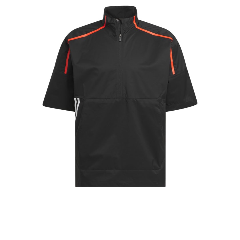 adidas men Core Provisional Short-Sleeve 1/2-Zip Jacket