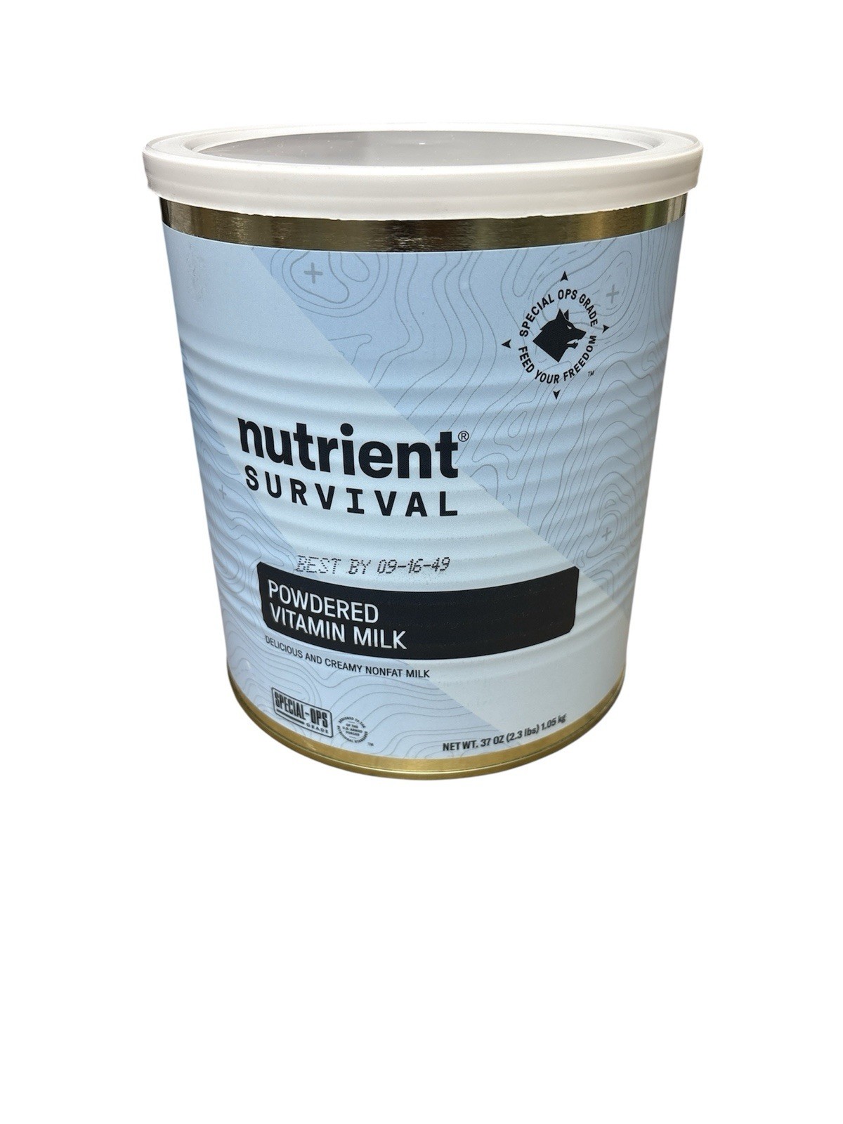 Vitamin Powdered Milk, Freeze Dried Prepper Supplies & Emergency Food Supply