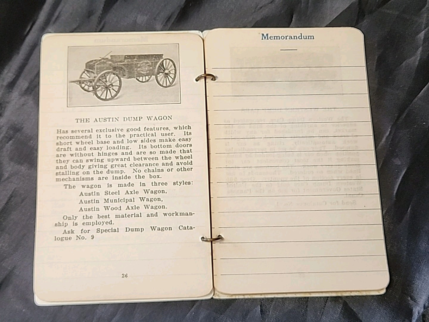 1915/1916 Compliments Of The Austin- Western Road Machinery Co/Nude