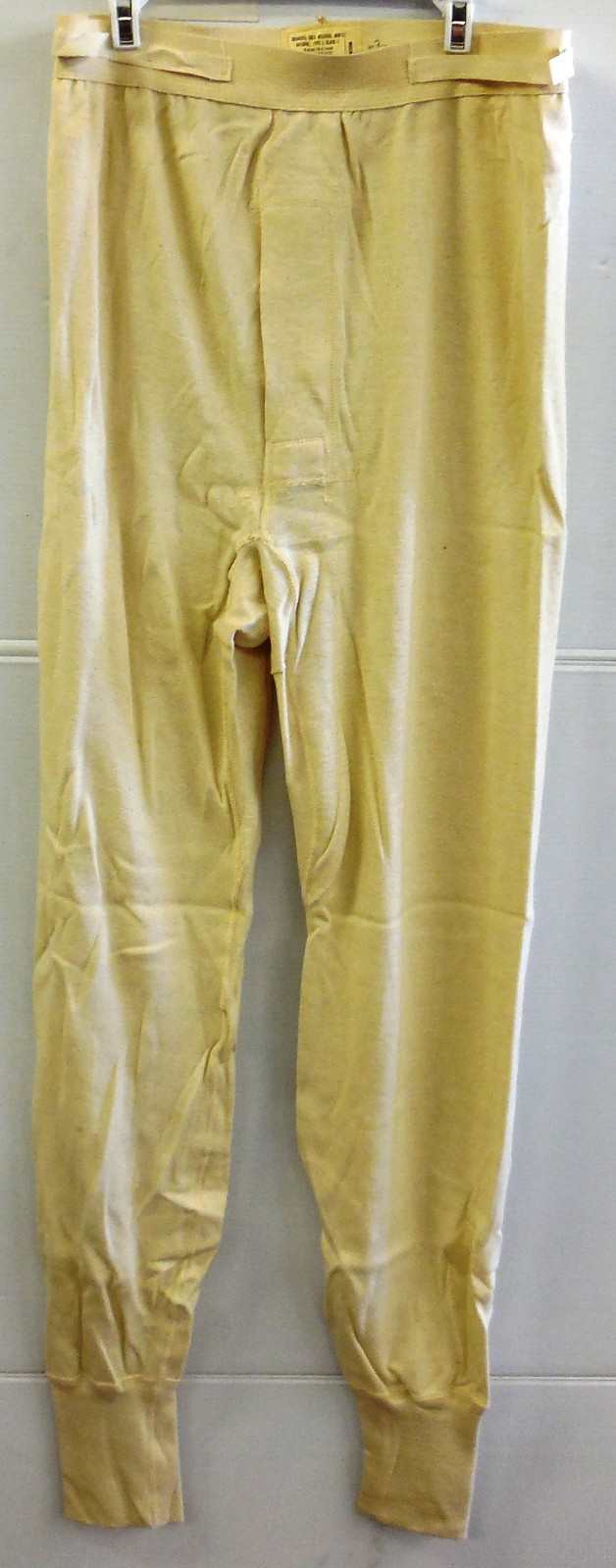 NEW ARMY ISSUE COLD WEATHER WINTER WOOL BLEND LONG JOHN DRAWERS (MED.) (N.I.B.)