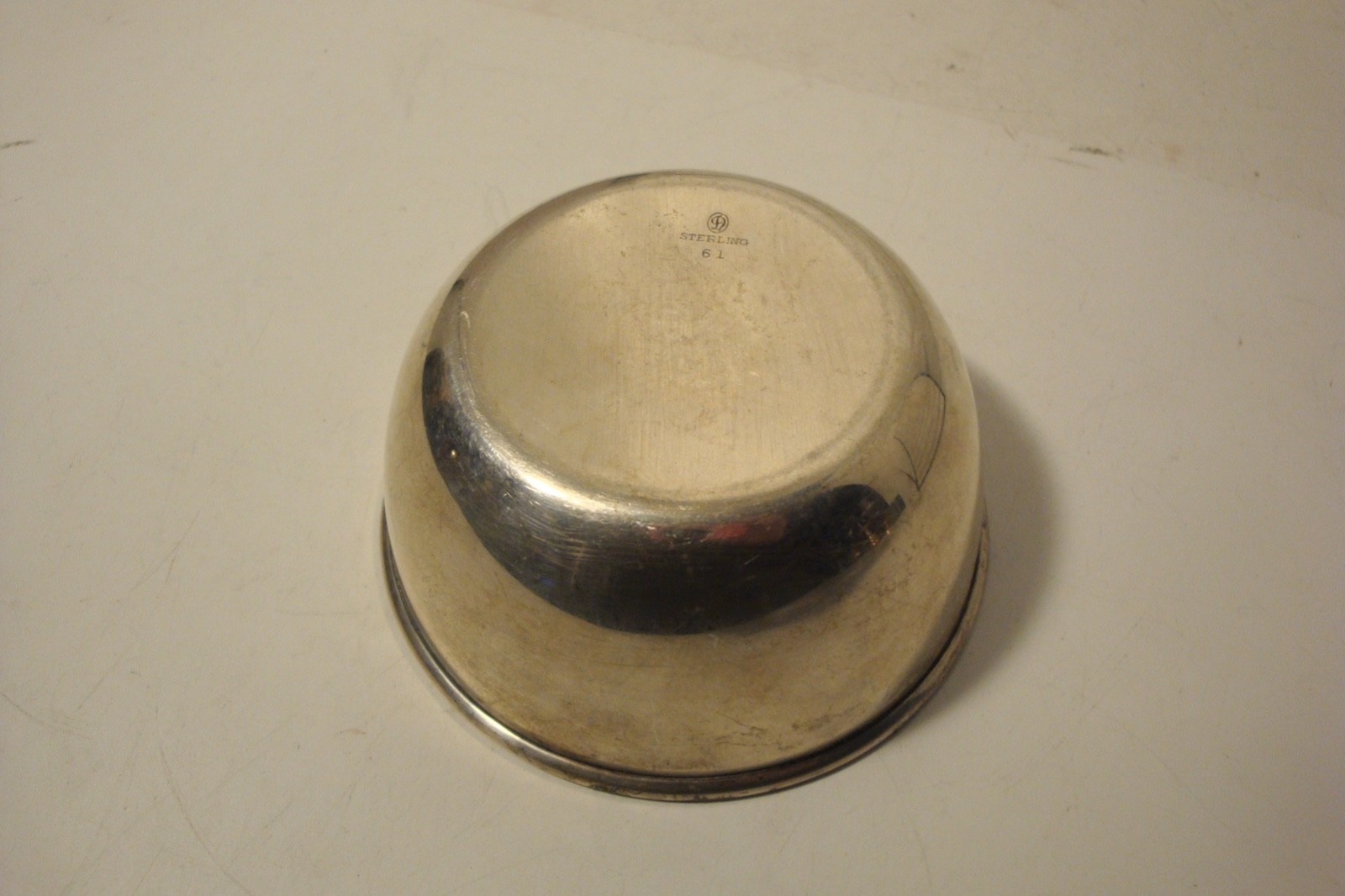 Vintage Sterling Silver bowl 109 grams "D" hallmark no monogram