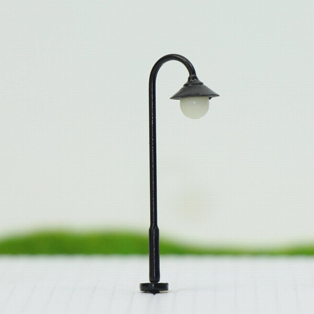 10pcs Model Railway 1:160 Lamp N Scale Street Lights LEDs 3.7cm LYM25