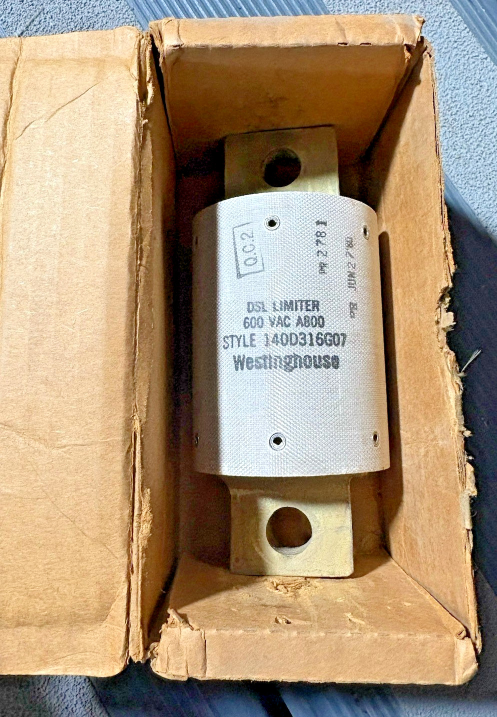 Westinghouse 140D316G07 DSL Limiter Fuse 800A, 600VAC NEW *SEALED*