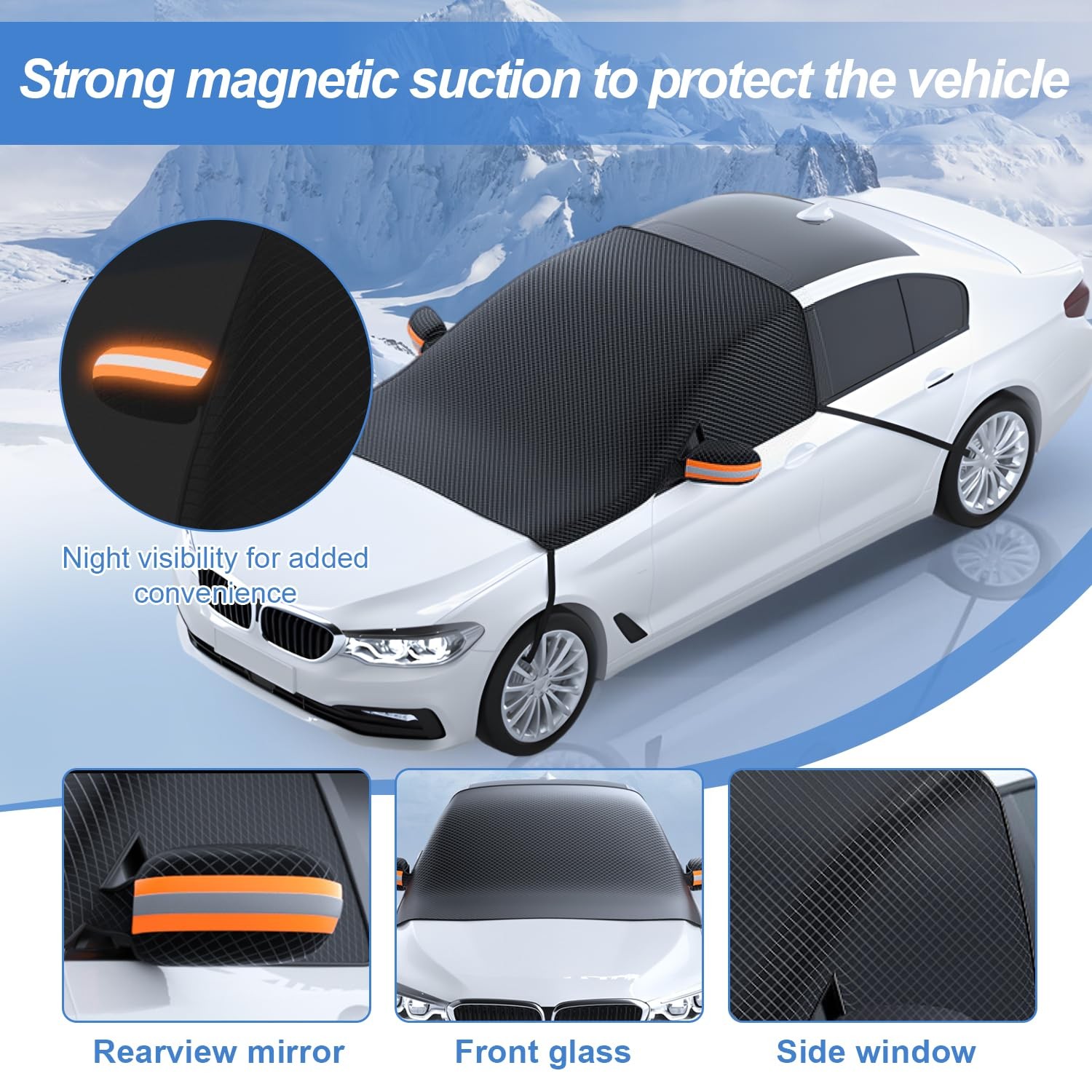 Car Windshield Cover Protector Winter Snow Ice Rain Dust Frost Guard Sun Shade