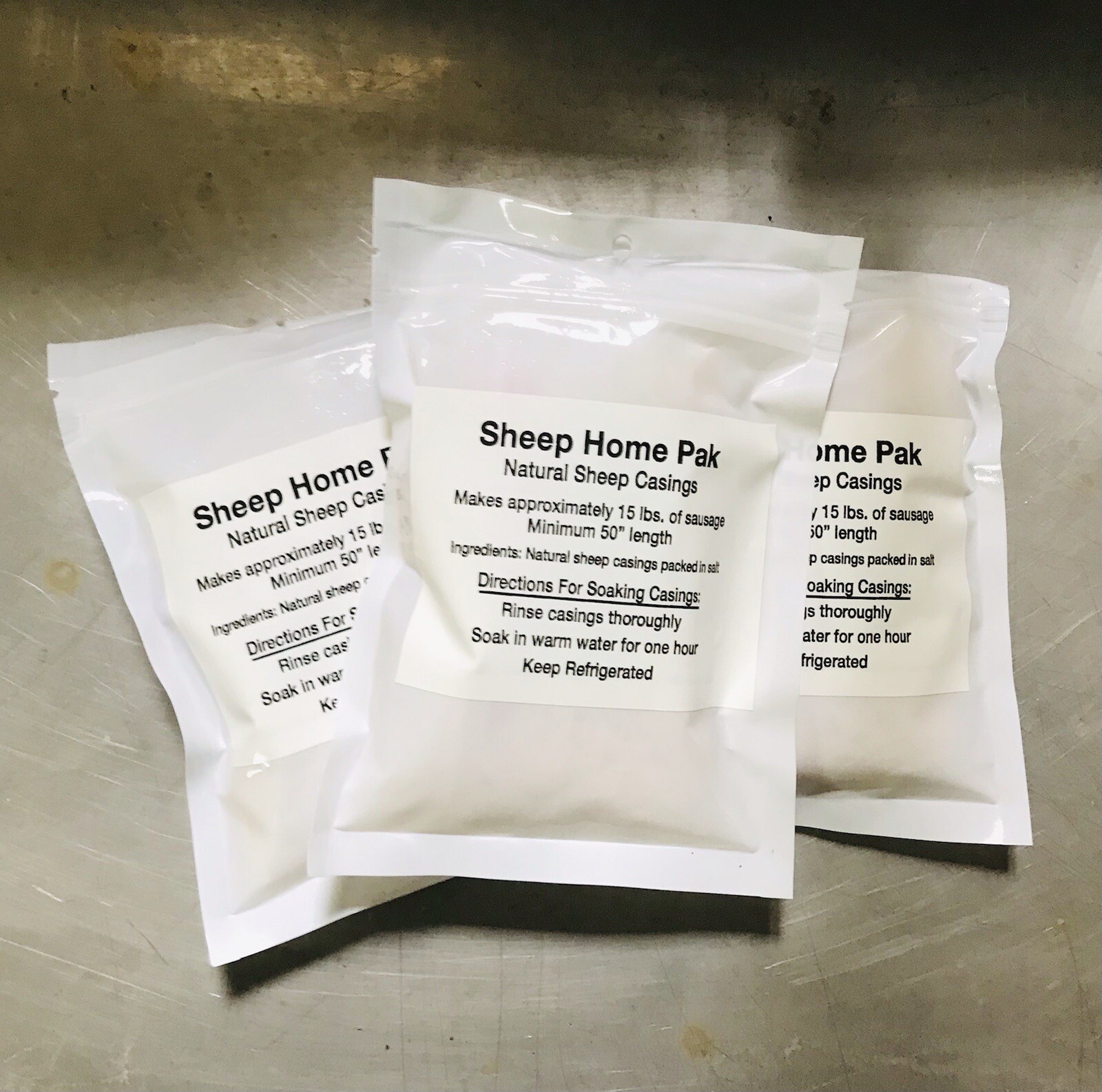 Natural Sheep Casings ( 3 Home Packs)