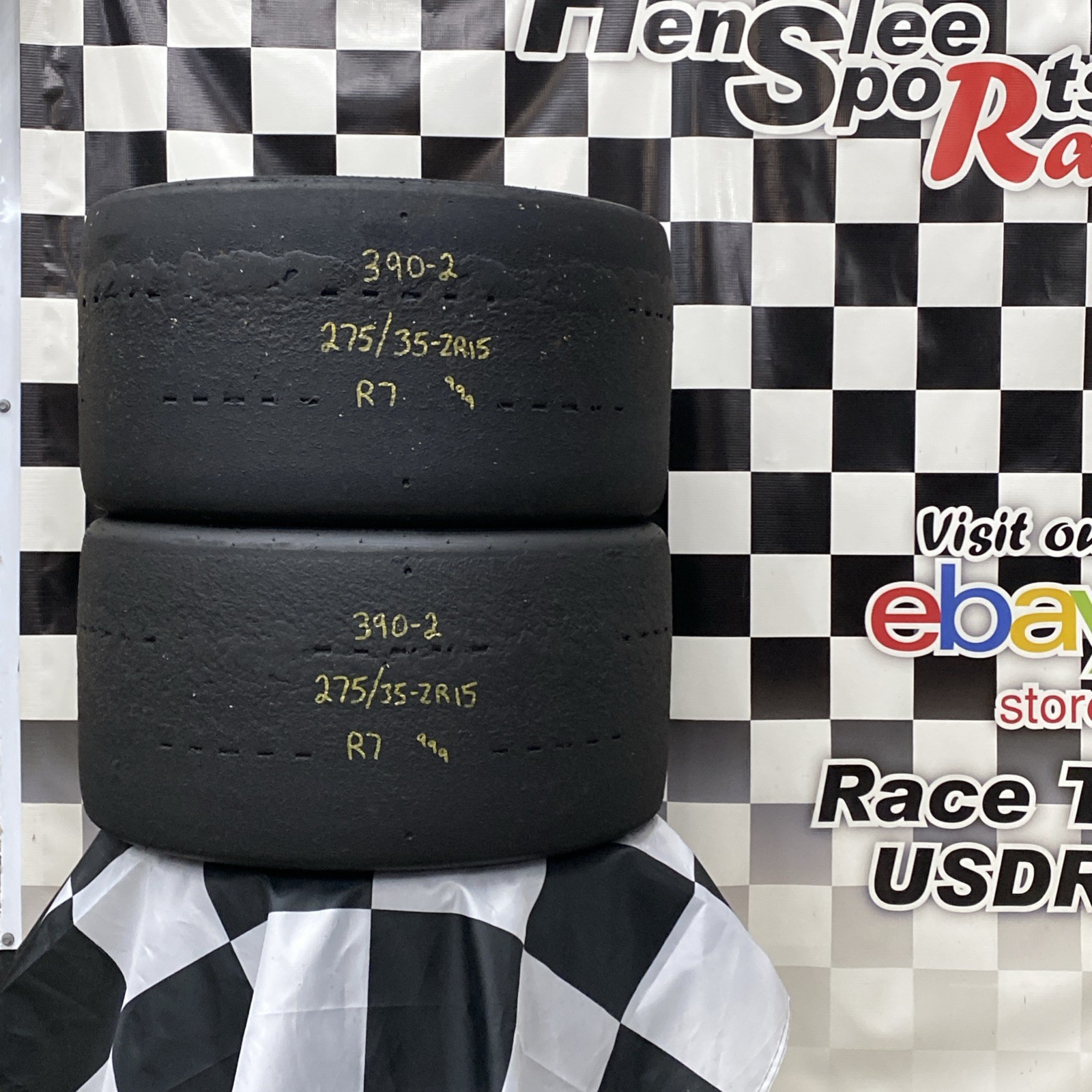 390-2 USDRRT HOOSIER DOT Road Race Tires 275/35-ZR15 R7