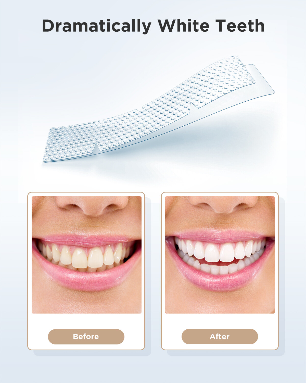 Fairywill 28PCS Teeth Whitening Strips Tooth Rapid Bleaching Teeth White Strips