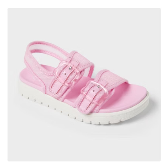 Toddler Riley Mesh Footbed Sandals Pink - Cat & Jack - CHOOSE SIZE