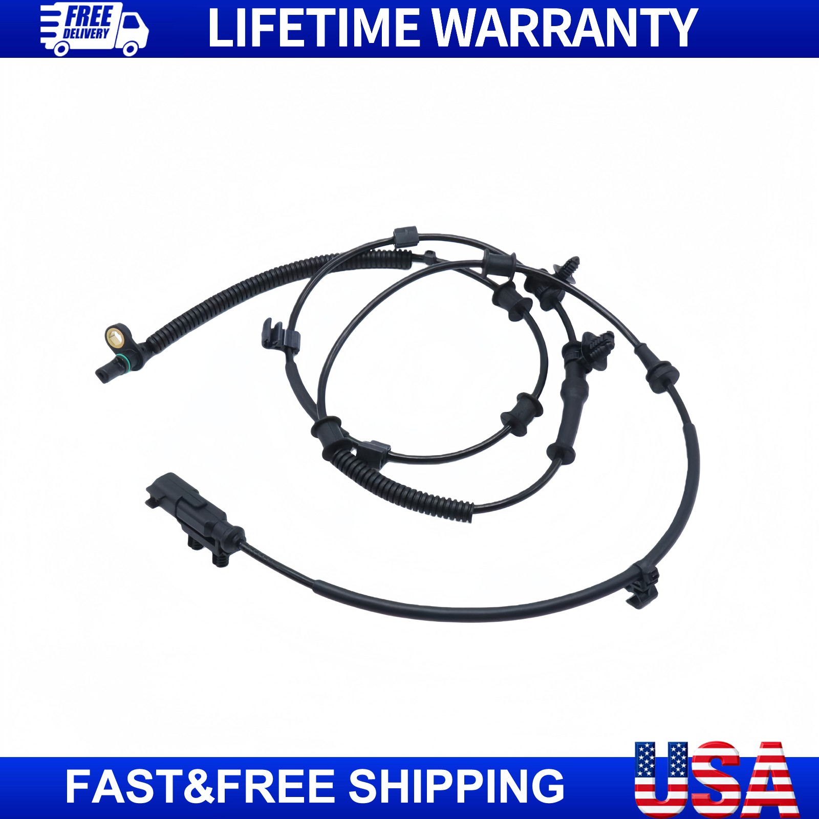 Replacement For Jeep Wrangler JL 2018-2025 Front ABS Wheel Speed Sensor Brake