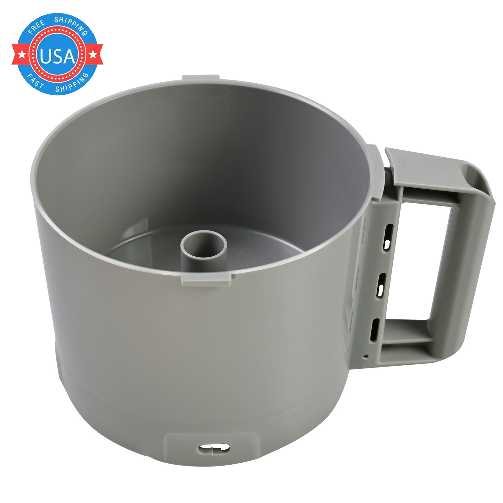 112204S Food Processor Gray Bowl 3 Quart compatible with Robot Coupe R2 3L Gb