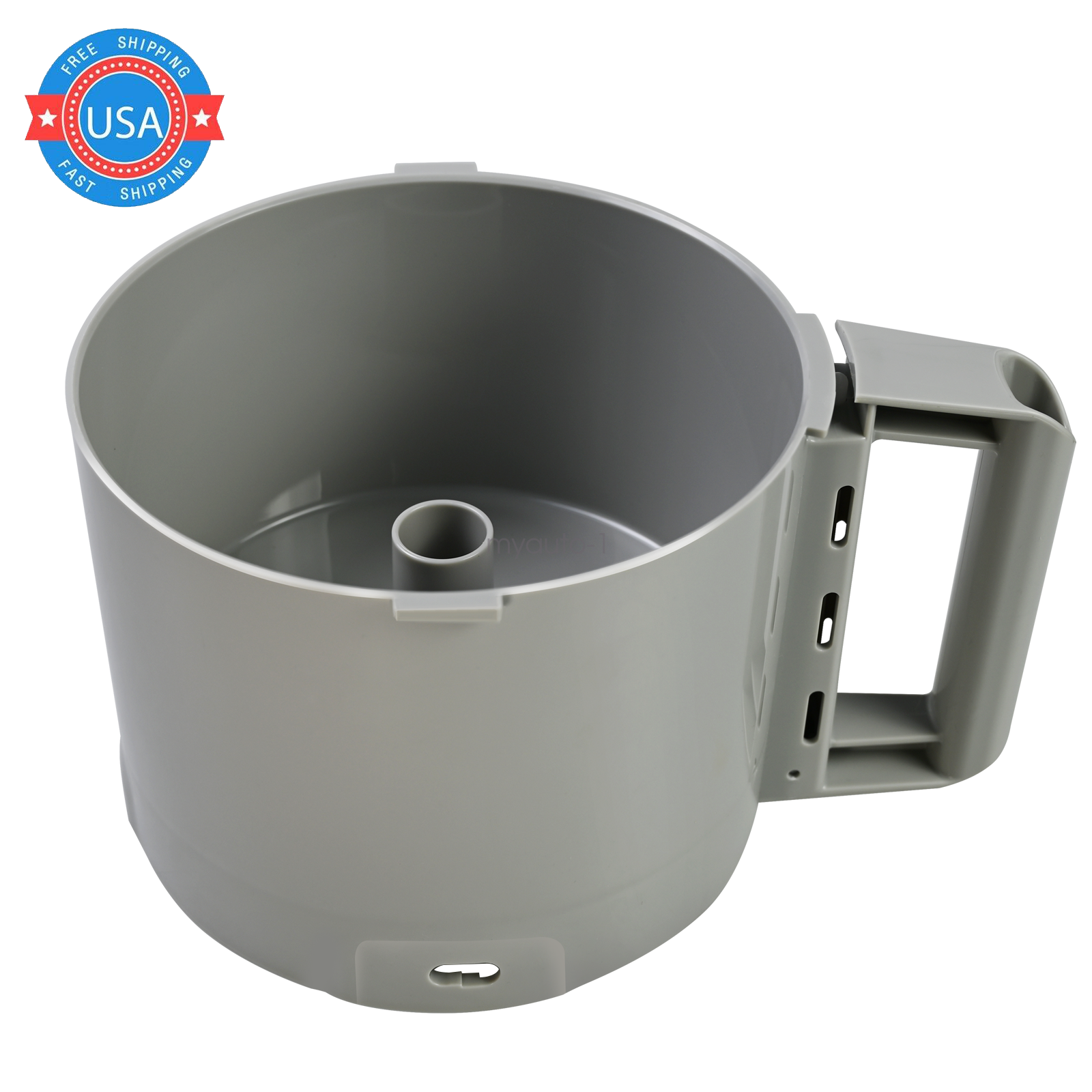112204S Food Processor Gray Bowl 3 Quart compatible with Robot Coupe R2 3L Gb