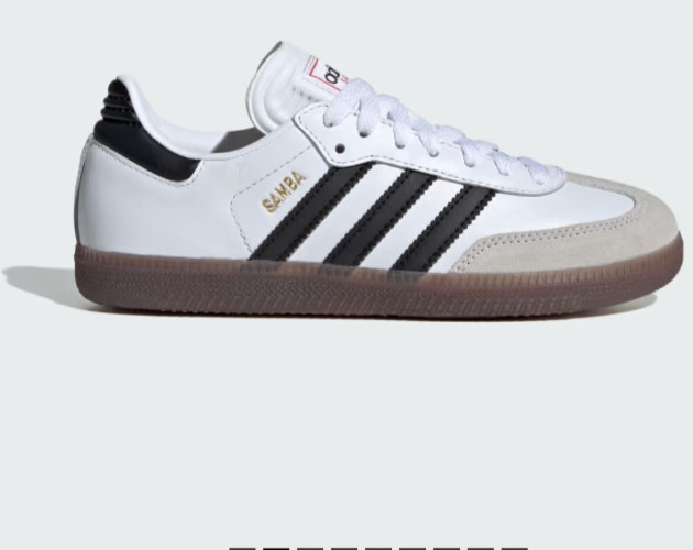 Adidas Kid’s Samba Indoor Soccer Shoes White IF1944 adidas Boy’s Girl’s