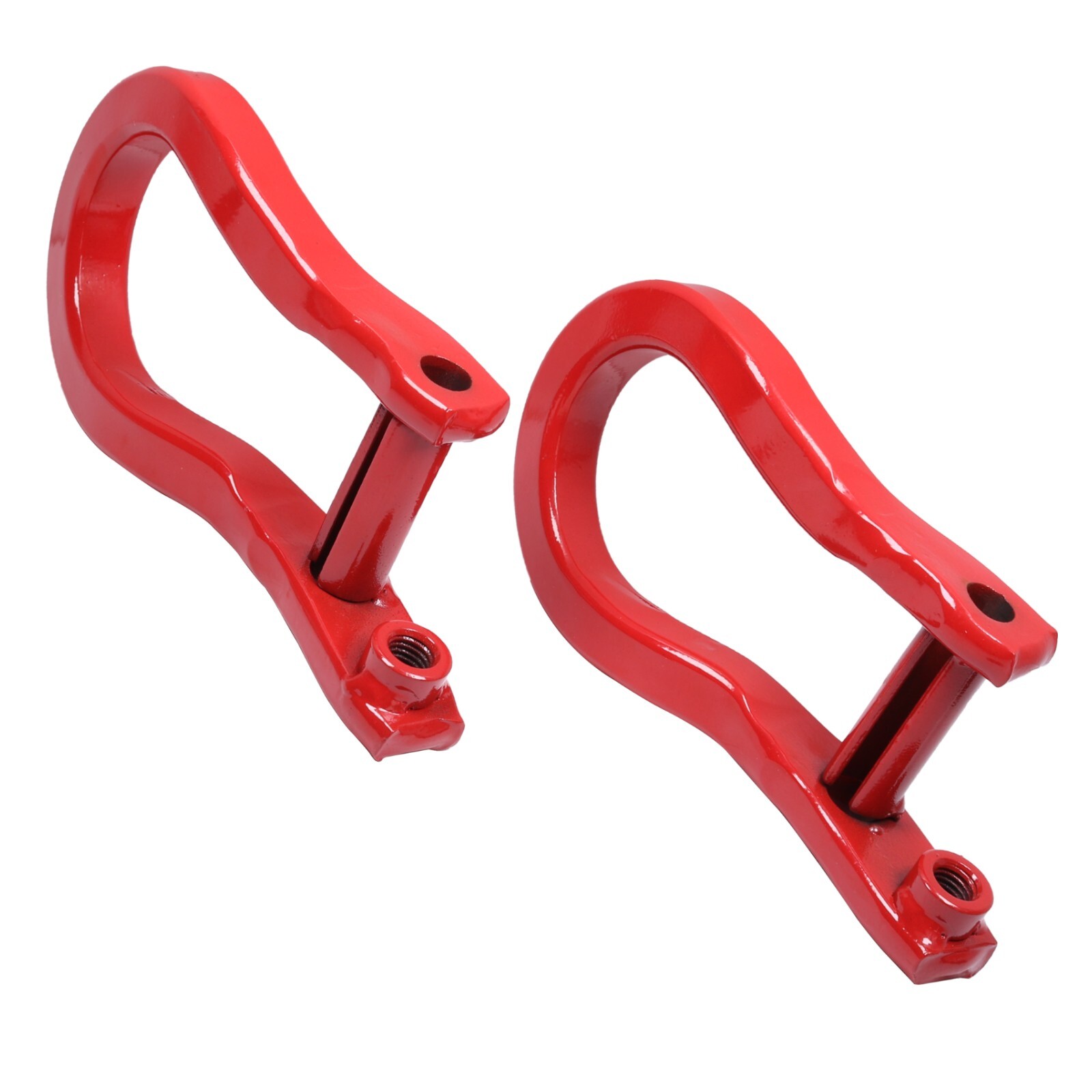 Front Red Tow Hooks 84280202 w/ Hardware for 2019-2021 Chevrolet Silverado 1500