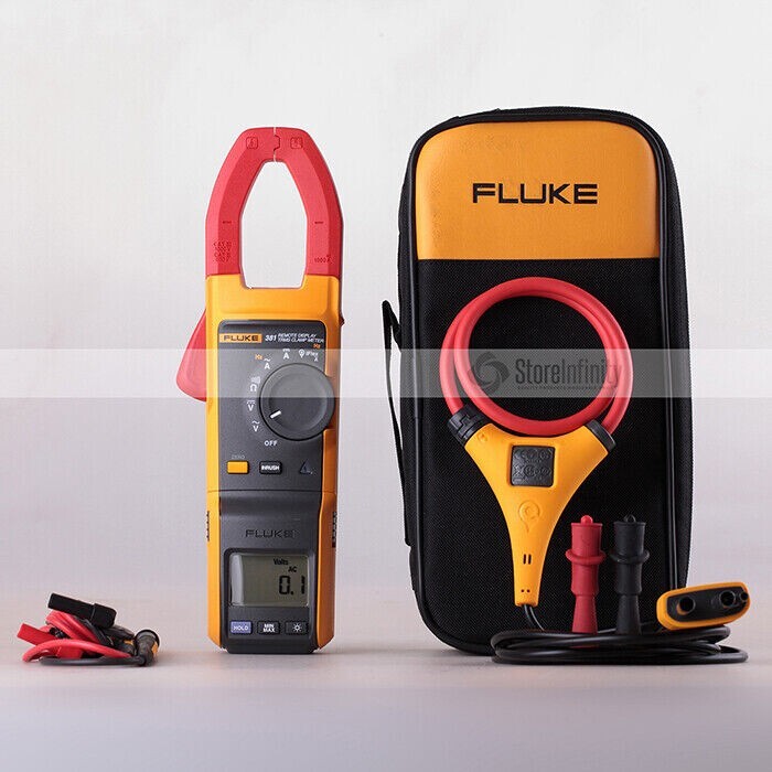 Fluke 381 Remote Display True RMS AC/DC Clamp Meter with iFlex