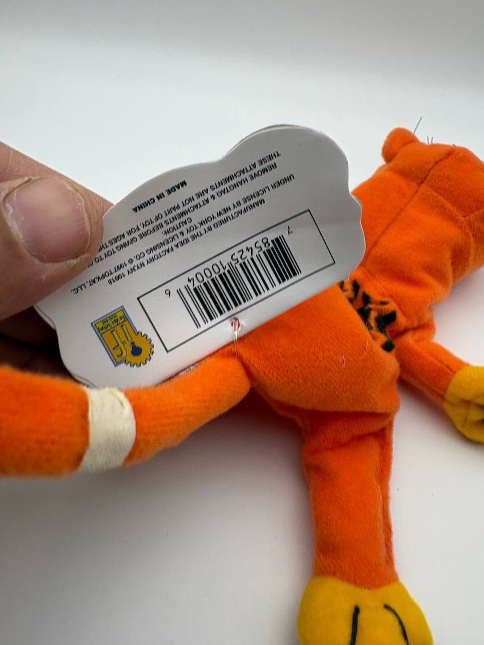 Meanies Series 1 “SPLAT” THE ROAD KILL KAT Cat Vintage Plush 1997 New with Tags