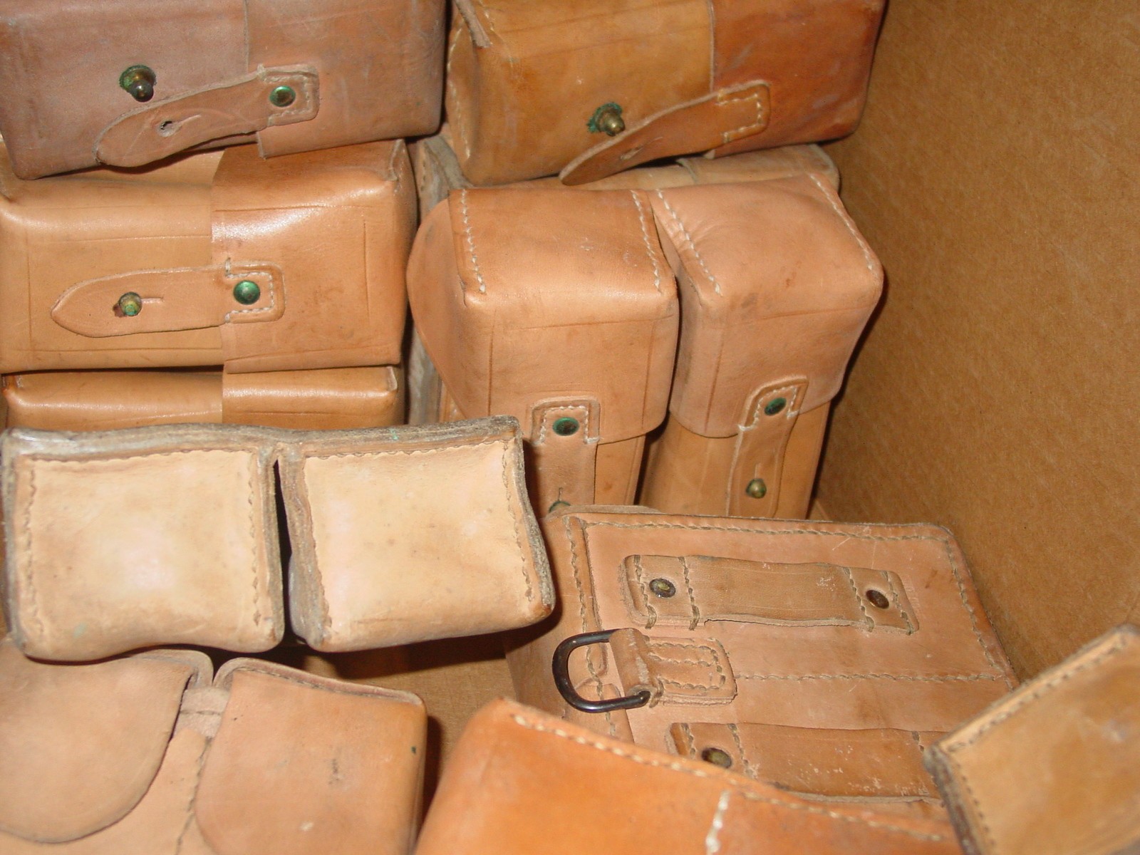 Original Yugo Double Military Ammo Pouch M48 Mauser Strong Thick Leather .