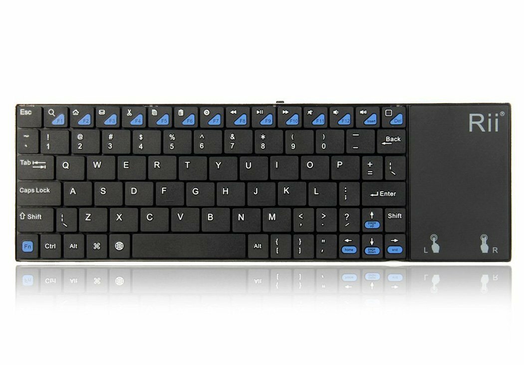 NEW Rii K12 Wireless UltraSlim Metal Keyboard withTouchpad