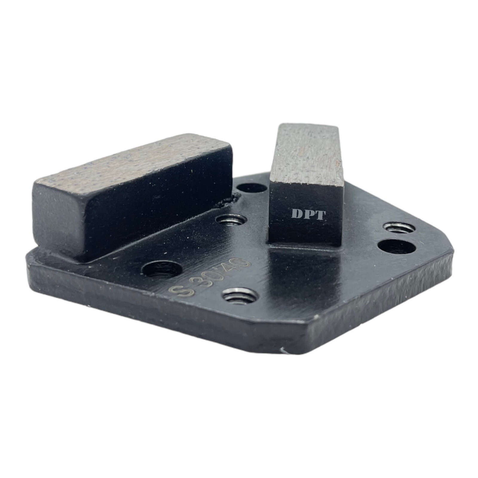 9 Pack Trapezoid Grinding Discs for Bolt on Concrete Grinders Soft Bond 30 Grit