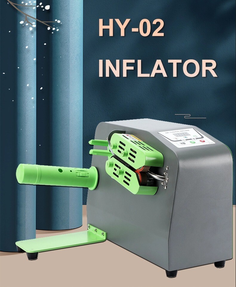 Air Cell, HY-02 Air Cushion Bubble Maker Machine, Air Pillow inflator + 2 Rolls