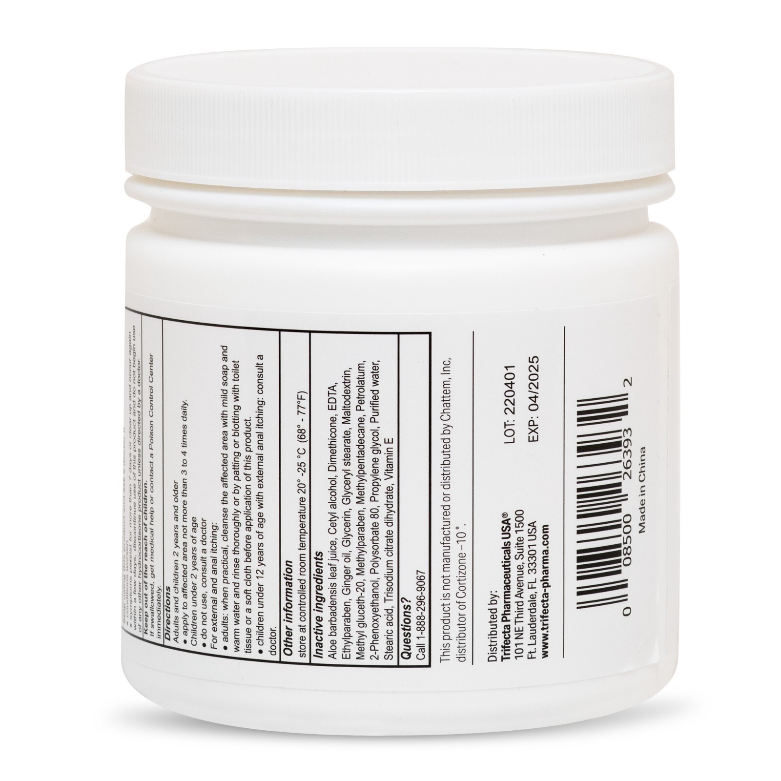 Globe Hydrocortisone Maximum Strength Cream 1% w/ Aloe, 16 oz, Anti-Itch Cream!