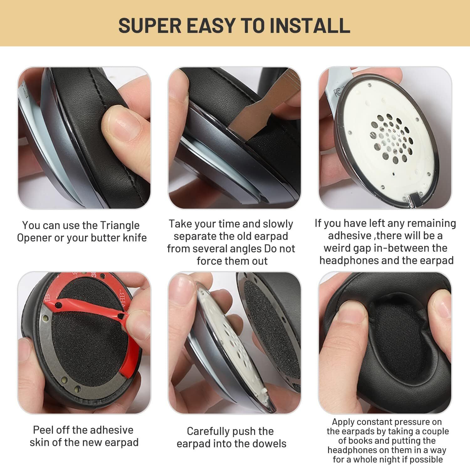 2x Ear Pad Cushion Replacement For Beats Dre Studio 2 3 Wireless / Wired 2.0 3.0