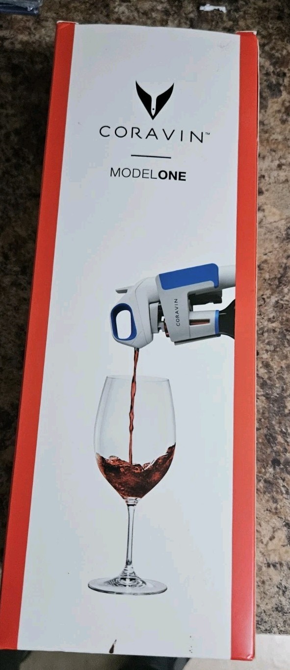 NEW Coravin System Model One Wine * Pour Without Removing Cork * Cartridge Kit