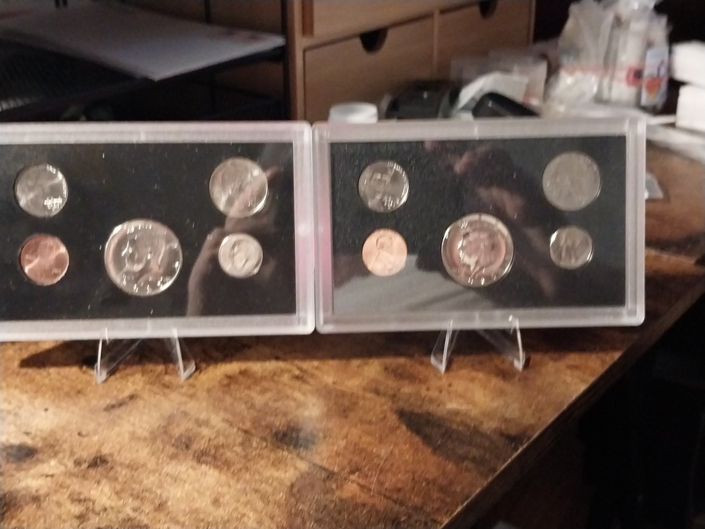 2025 MINT SETS IN REPURPOSED HOLDERS 10 PCS. BRILLIANT UNCIRCULATED P AND D