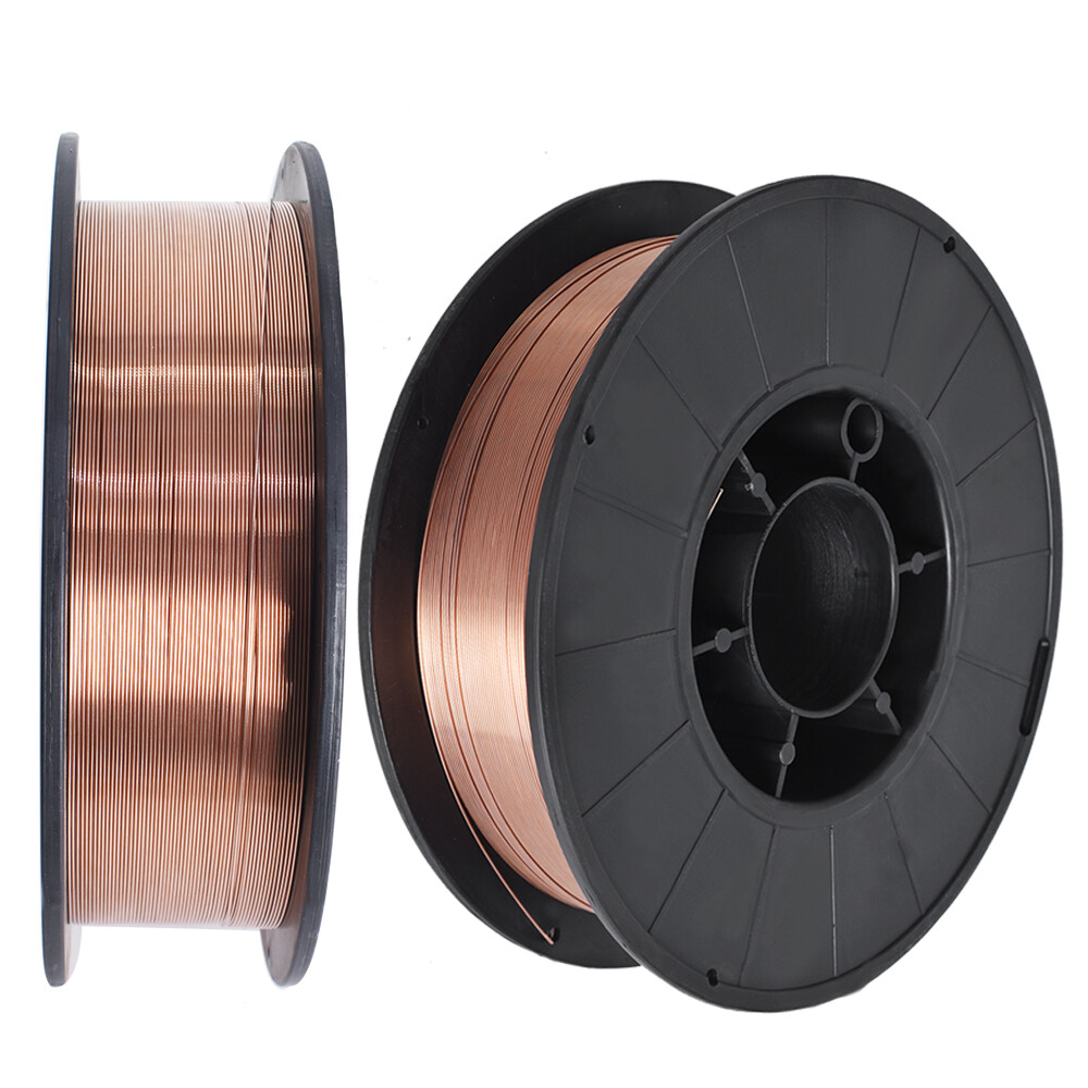 2 Pack ER70S-6 .030" (0.8mm) Mild Steel MIG Welding Wire 11-lb Roll Wire