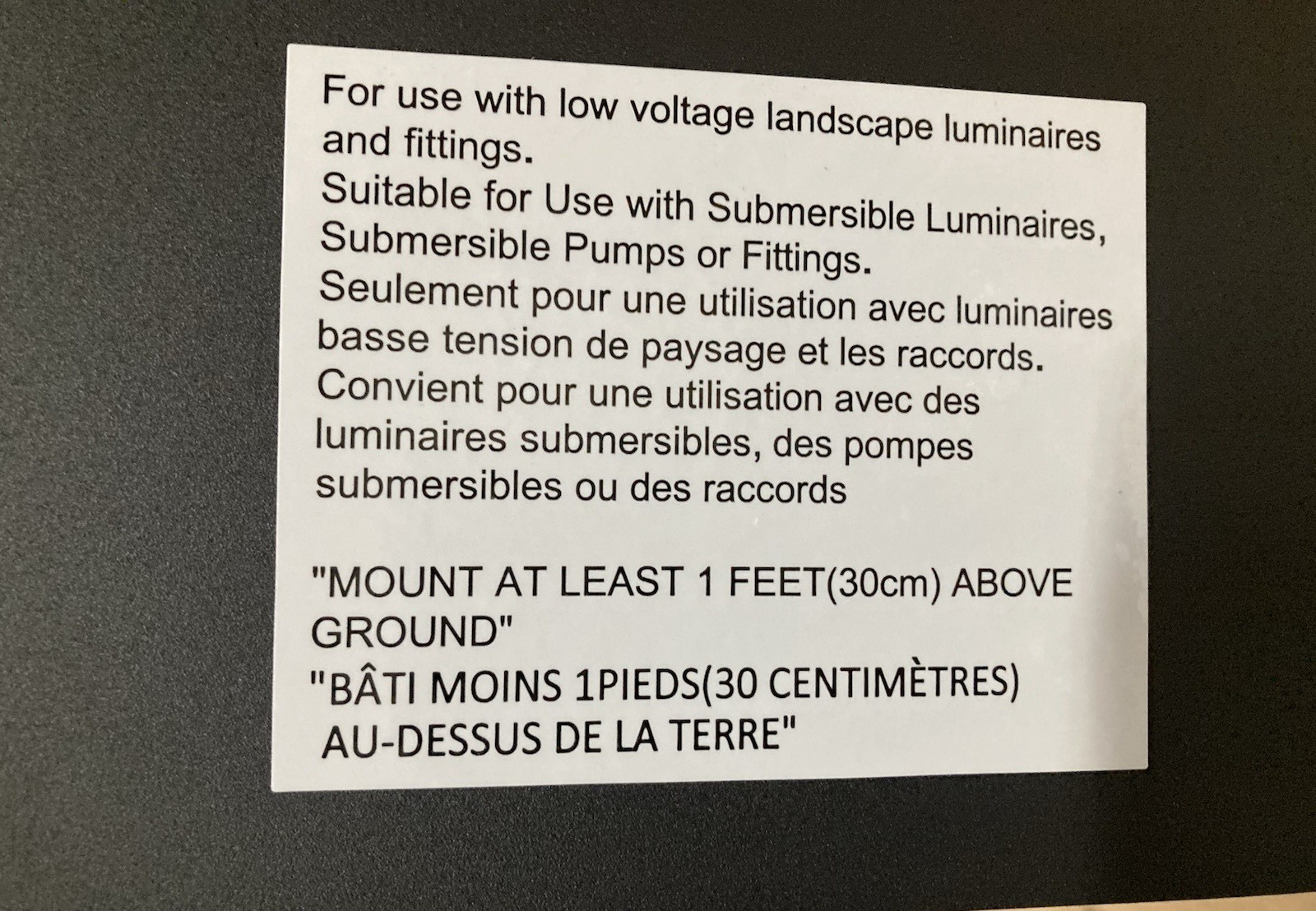 Low Voltage 600-Watt Metal Landscape Lighting Transformer with Timer