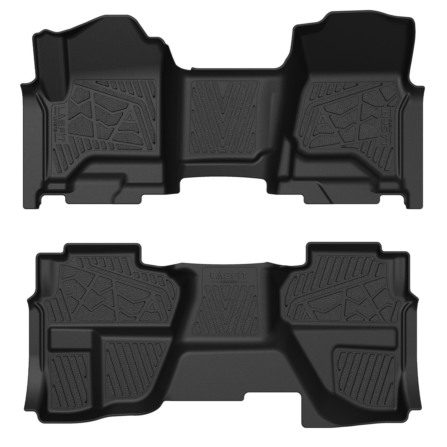Floor Mats for Chevrolet Silverado 1500 / GMC Sierra 1500 2014-2018 Double Cab