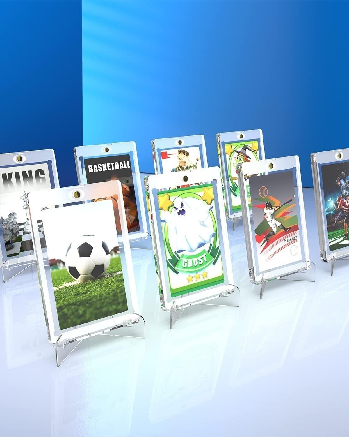 400 Pack Magnetic Card Holder One Touch Protectors For 35PT Sports Trading Cards