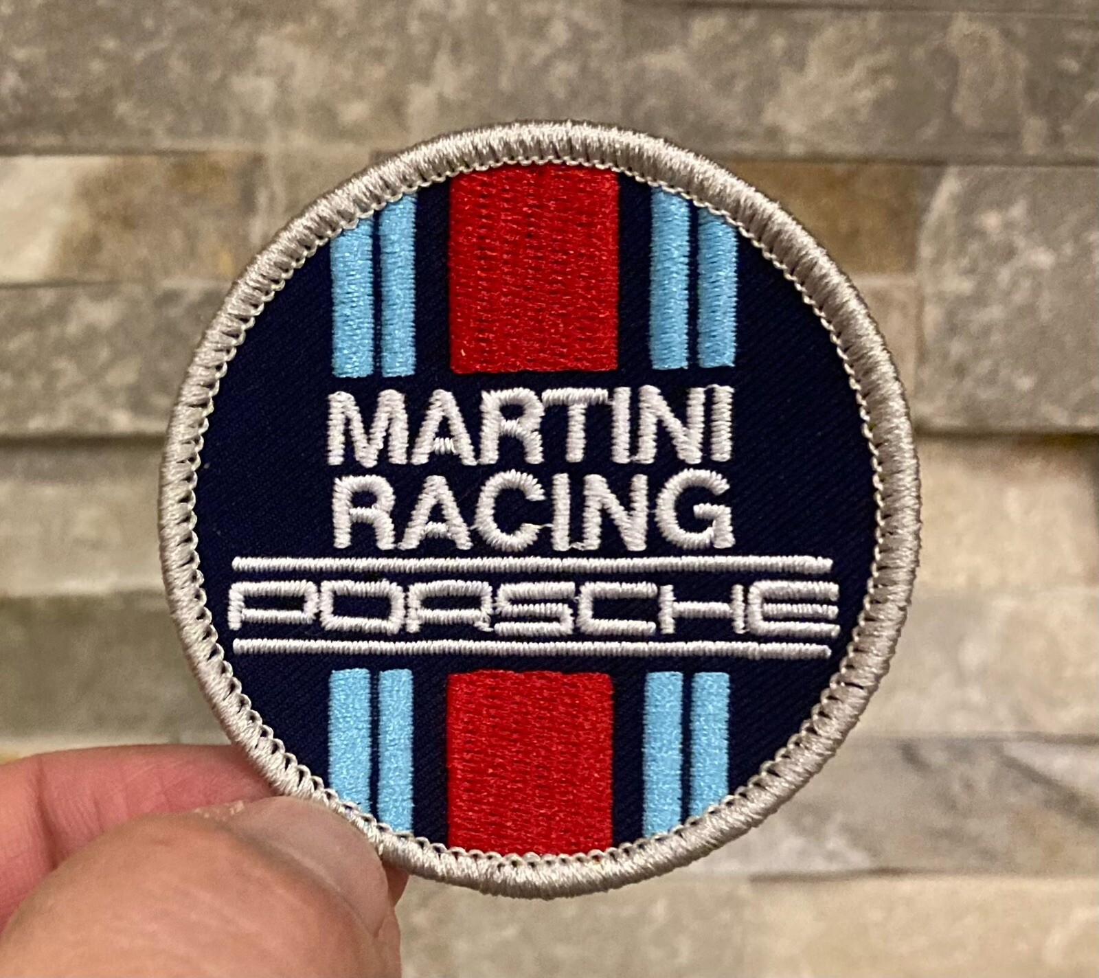 Retro Porsche Martini Racing Patch