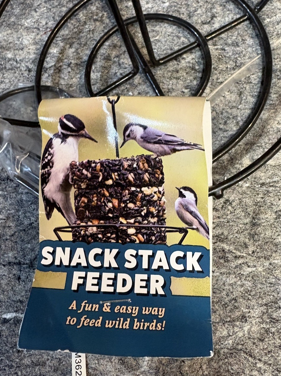 Snack Stack Bird Feeder, 3Suet Capacity -