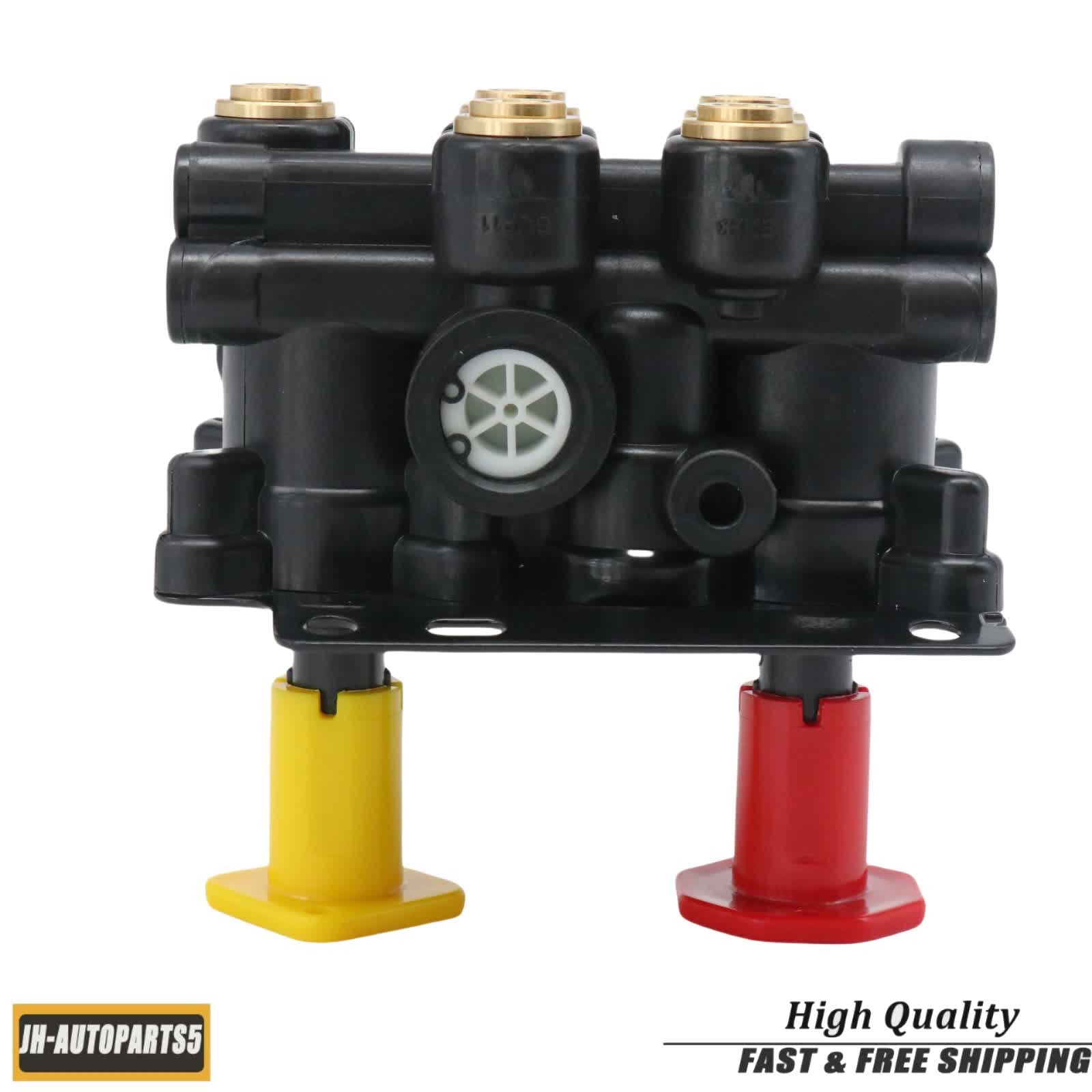 For Volvo VNL Dash Valve Dual Park Brake W/ 5 Ports 24340522 21315044 K035691