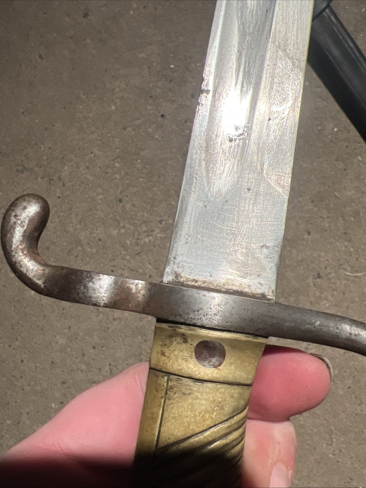 Imperial German 1871 Bayonet Complete With Frog (EE450