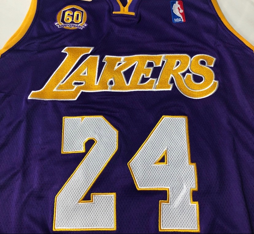 Los Angeles Lakers Kobe Bryant purple retro vintage basketball jersey